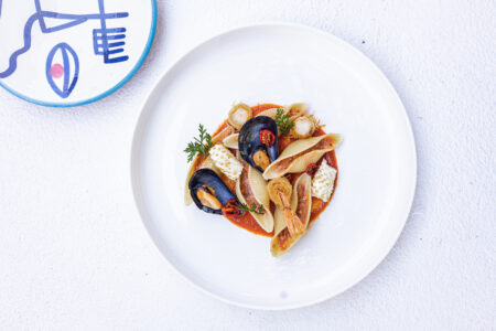 Seafood ‘pastitsio’(5)