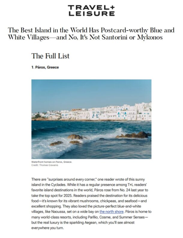 T&L Best Island in the World