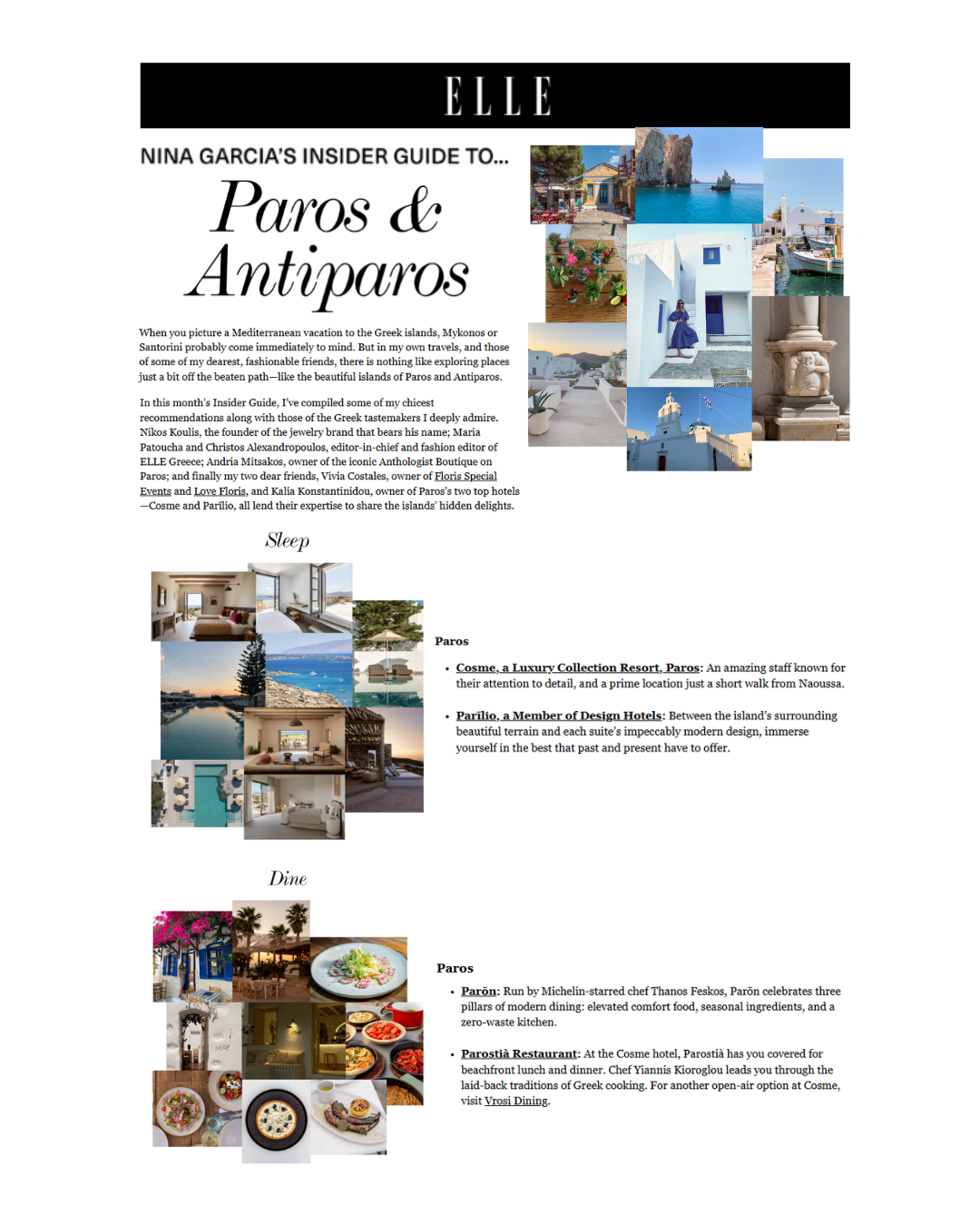 Elle | Nina Garcia’s Insider Guide (US) – July 2025