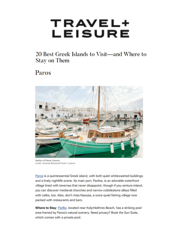 Travel & Leisure (US) – July 2025