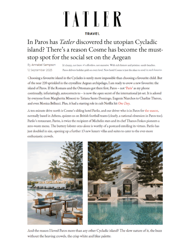 Tatler (UK) – September 2025 (Parilio)