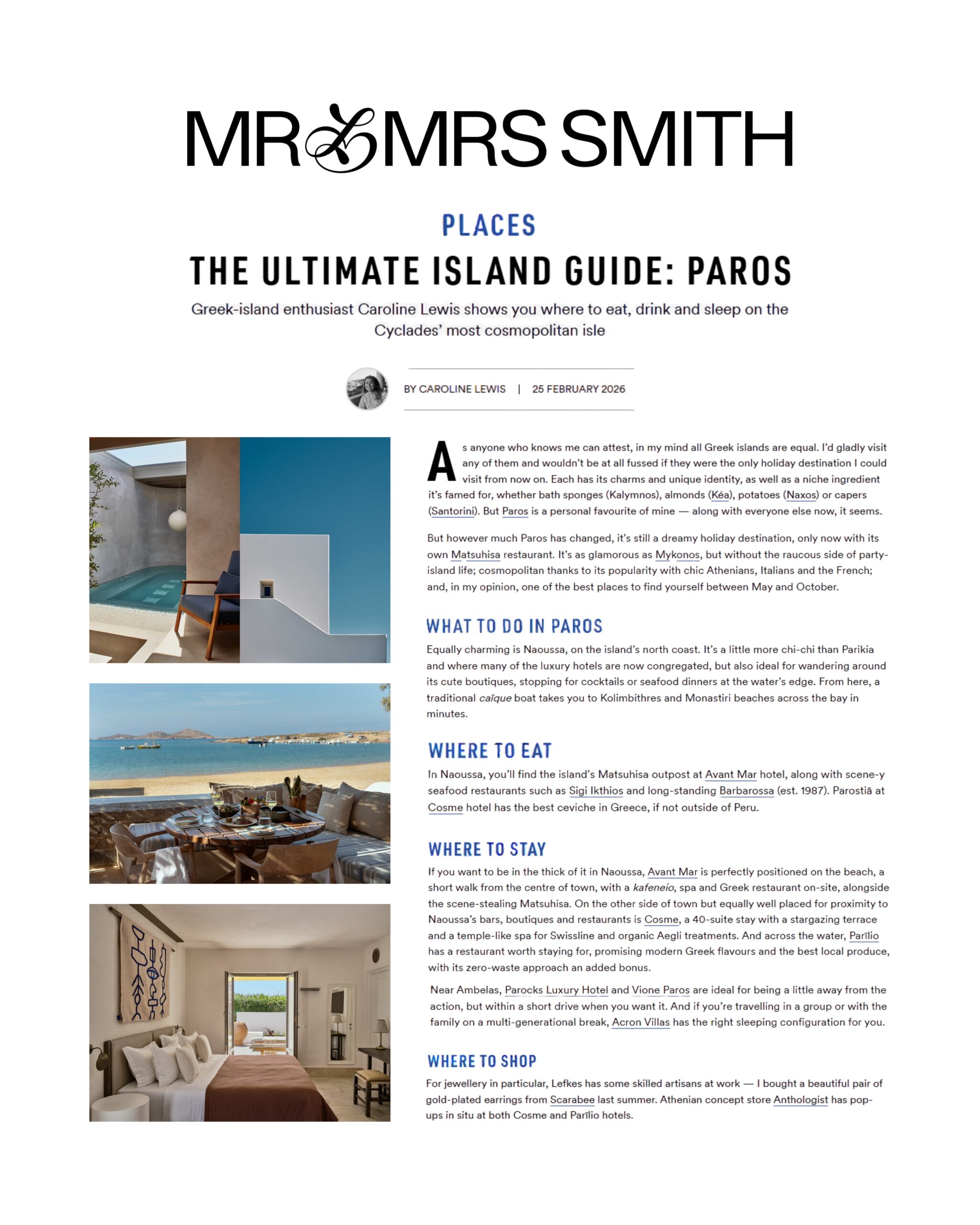 Mr & Mrs Smith (UK) – February 2026